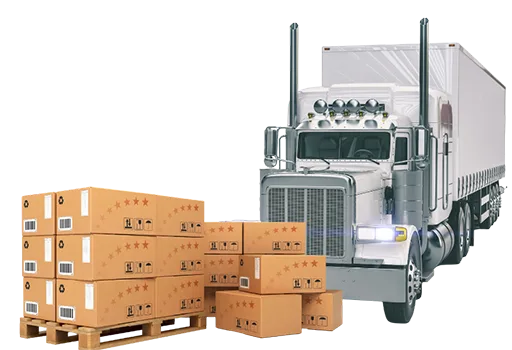 Regent Logistics 3D delivery truck model representing B2B fulfillment capabilities